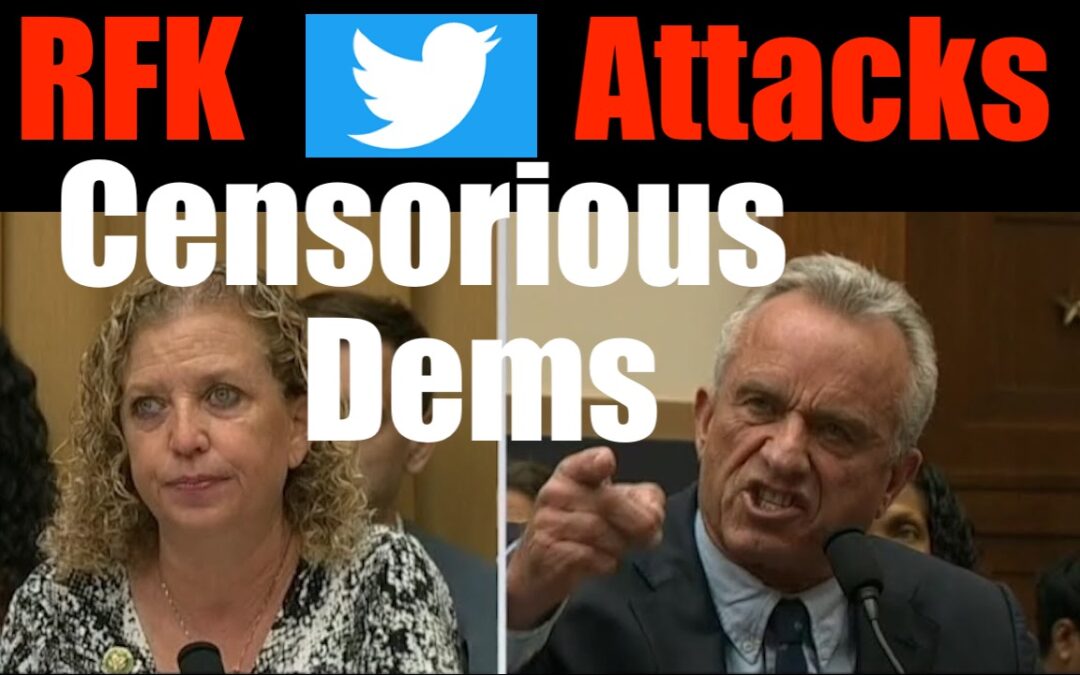 RFK’s Tweet Storm — Attacks Hypocritical / Lying Democrats Who tried to Censor Him