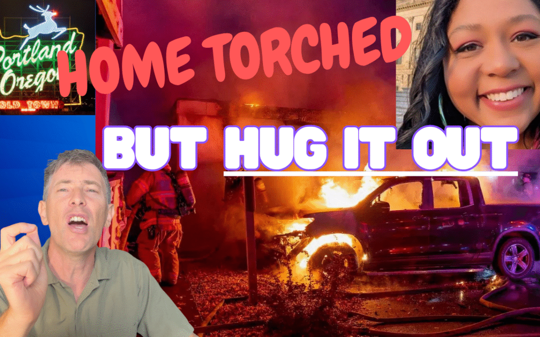 Portland Woke Councilor’s Home Torched by 50 Time Felon, She Wants to “Hug It Out”
