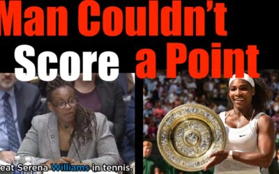 A Man Couldn’t Score a Point on Serena Williams!