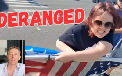 Psycho Leftist Theft of American Flag BACKFIRES